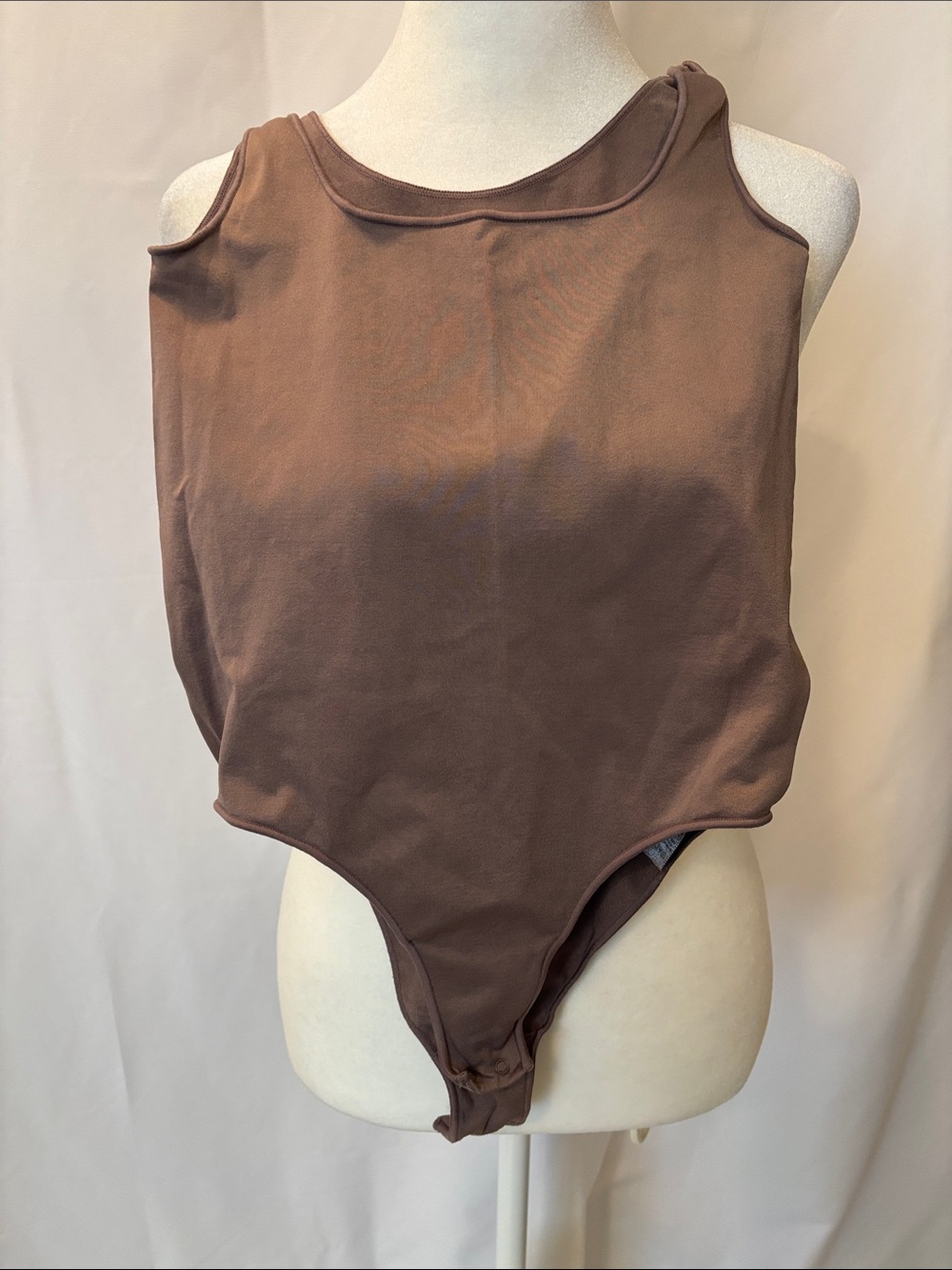 SKIMS Brown Sleeveless Bodysuit - size XXS